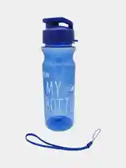 Лазурный бутылка для воды "My bottle", 500 мл, 6.5 х 22 см