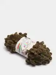 Хаки пряжа Alize Puffy петельки