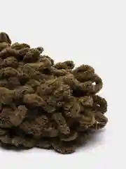 Хаки пряжа Alize Puffy петельки