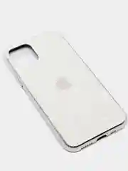 Белый чехол для IPhone  Glass case  3D Vision