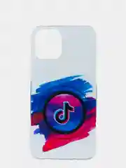 Синий меланж чехол iPhone 12 / 12 Pro, 12 Pro Max, 12 Mini чехол силиконовый с рисунком