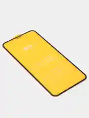 Черный защитное стекло 9D на Apple iPhone 7, 7+, 8, 8 plus, X, XR, Xs, 11/11 Pro, с черной рамкой
