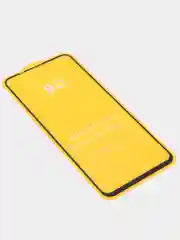 Черный защитное стекло 9D для Honor 8A, 8C, 10, 20i, 20 Lite Huawei P20, P Smart Plus, Y6