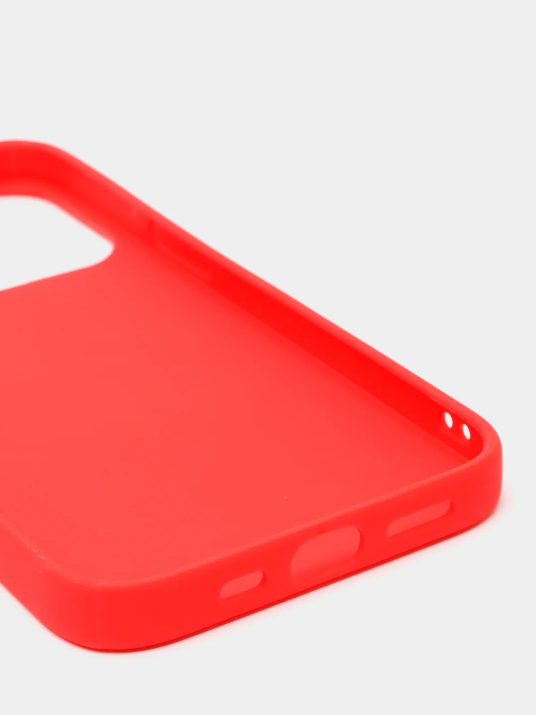Красный чехол для Apple iPhone 13 pro, силиконовый