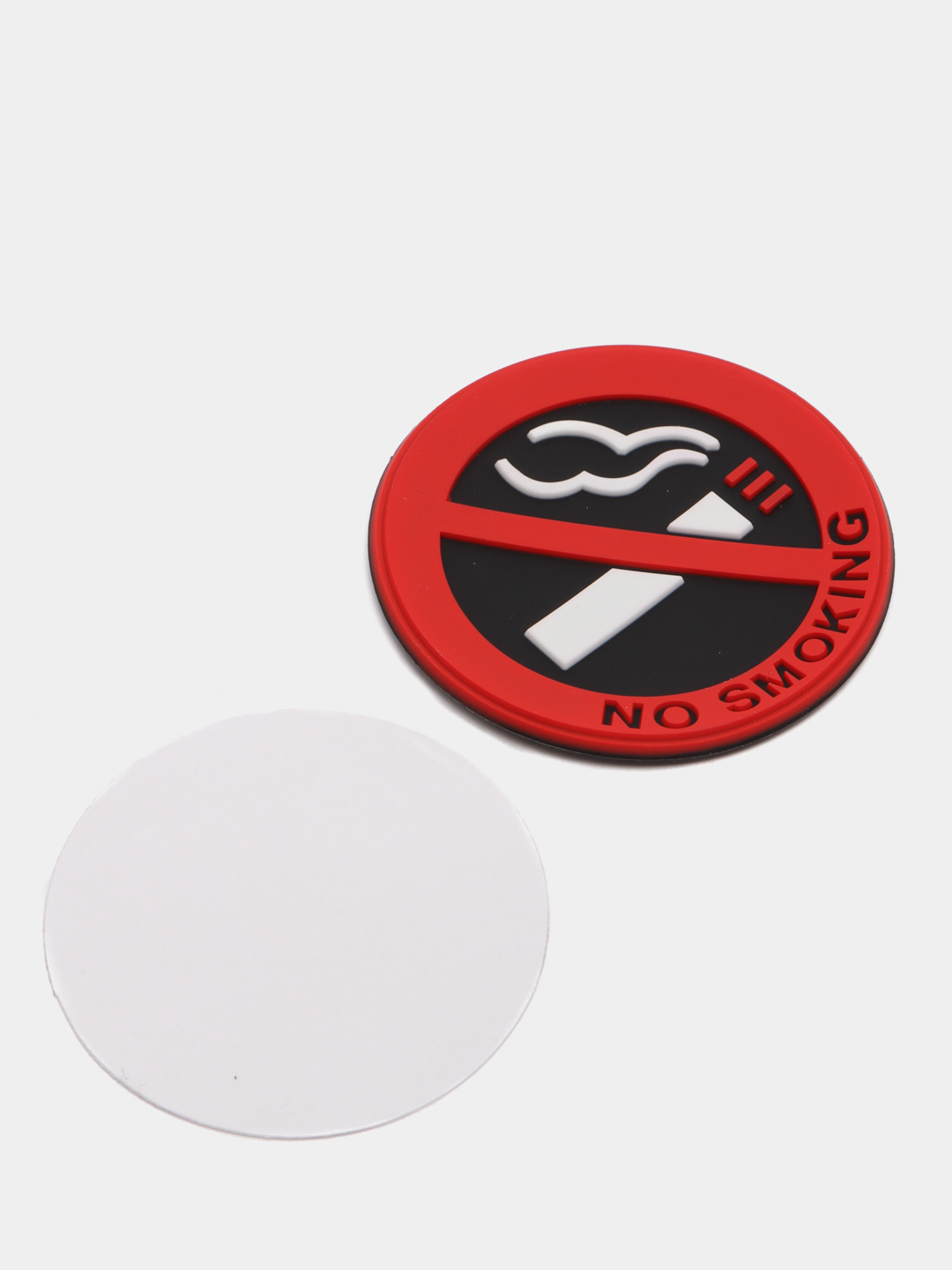 Предупреждающая, резиновая наклейка на авто 