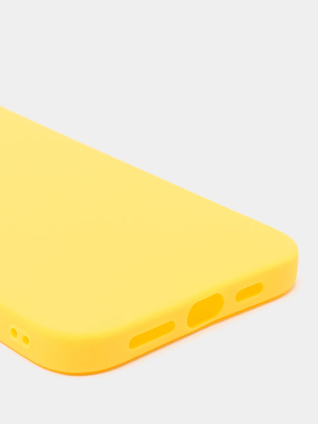 Желтый чехол для Apple iPhone 13 pro max, силиконовый