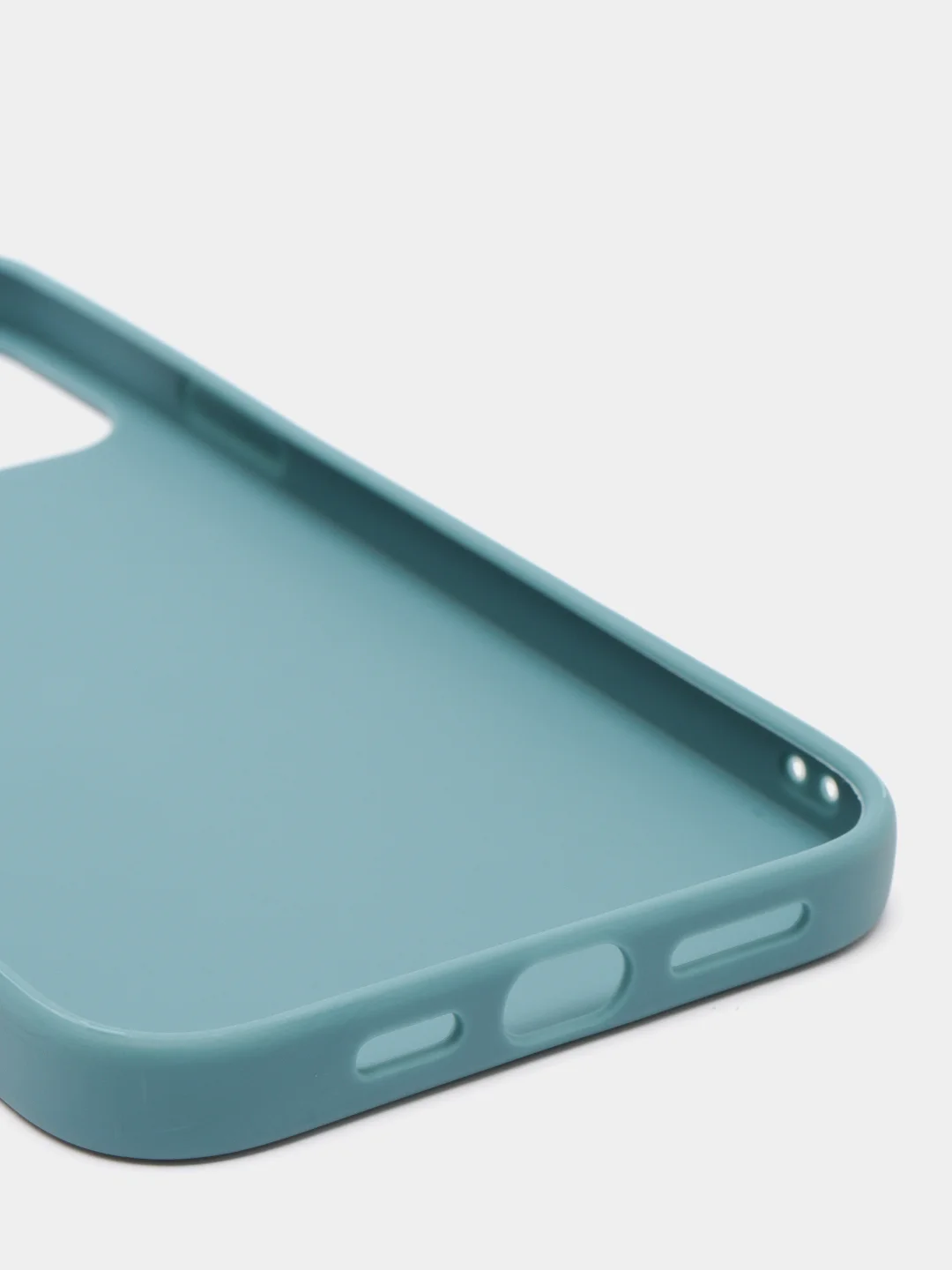 Тёмно-бирюзовый чехол для Apple iPhone 13 pro max, силиконовый