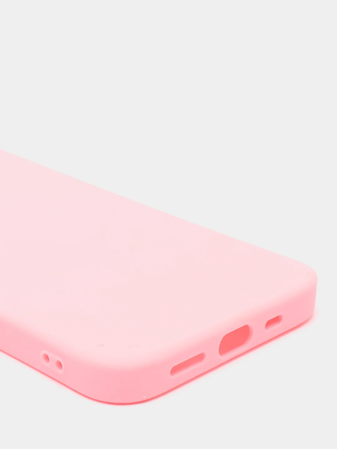 Кораллово-розовый чехол для Apple iPhone 12, силиконовый