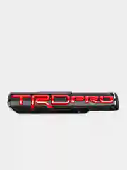Красный наклейка на авто "TRD PRO"