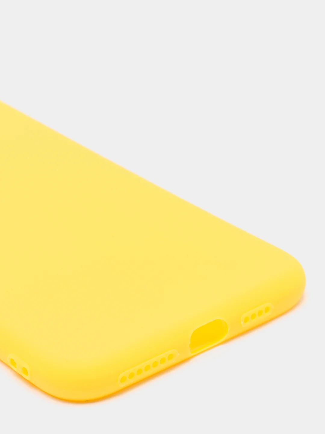 Желтый чехол для Apple iPhone 11 pro max, силиконовый