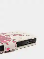 Вишнёвый чехол книжка/флип SONY E5