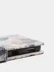 Голубой чехол книжка/флип SONY E5