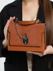 Коралловый меланж женская сумка