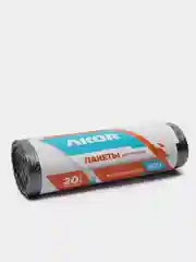 Пакеты для мусора Akor "БИО", черные, 20 л, 25 штук