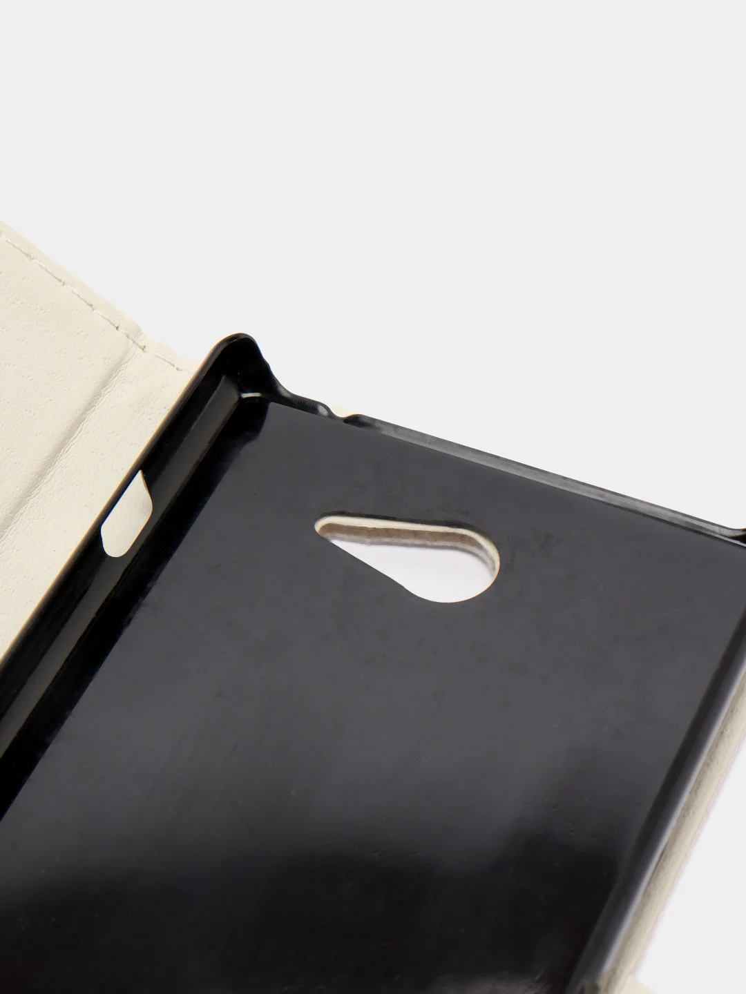 Белый чехол-книжка для Sony M2