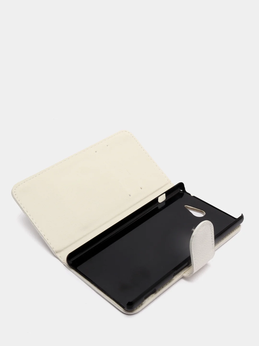 Белый чехол-книжка для Sony M2