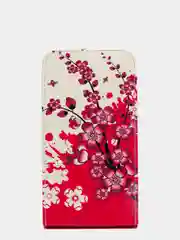 Алый чехол-книжка для Sony M2