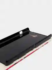 Алый чехол-книжка для Sony M2