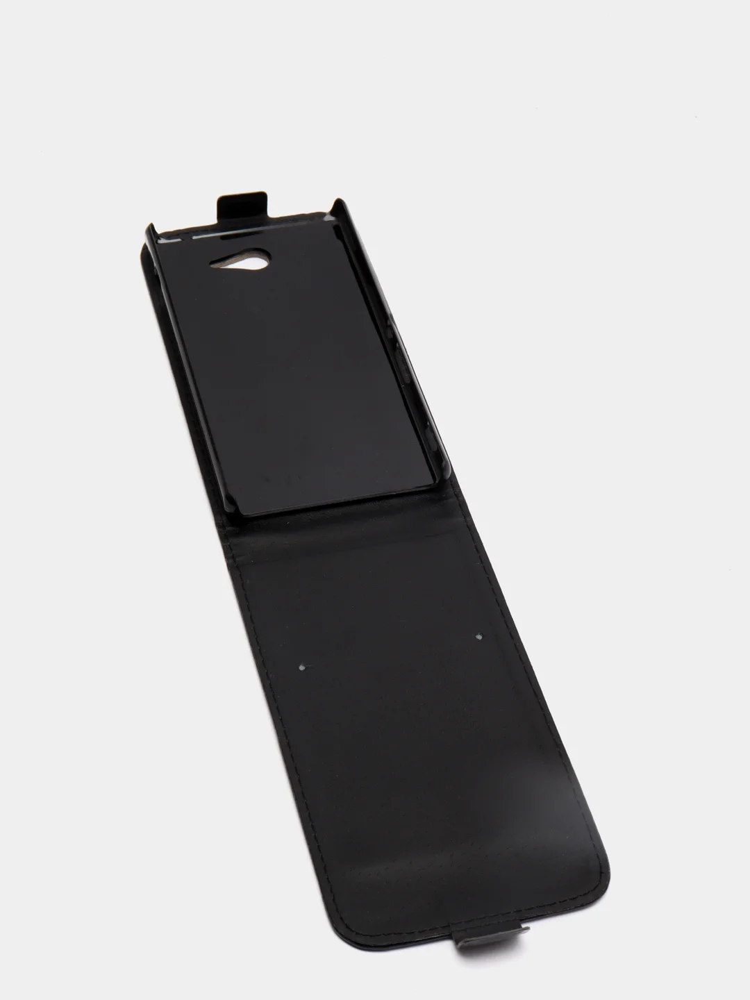 Черный чехол-книжка для Sony M2