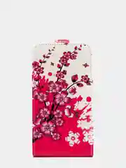 Алый чехол книжка/флип SONY E5