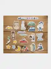 Индиго высечки бумажные для скрапбукинга