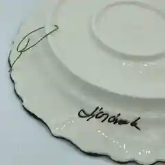 Белый тарелка/блюдо/посуда из керамики/Ручная работа/Турецкая посуда/Декор для дома