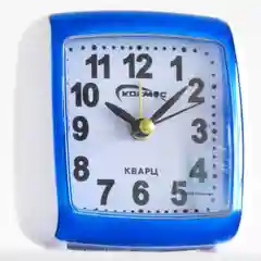 Синий часы будильник КОСМОС/ЗВЕЗДА 791