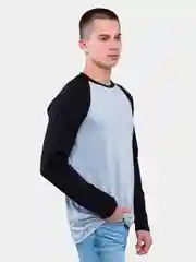 Темно-синий лонгслив мужской ADMY.