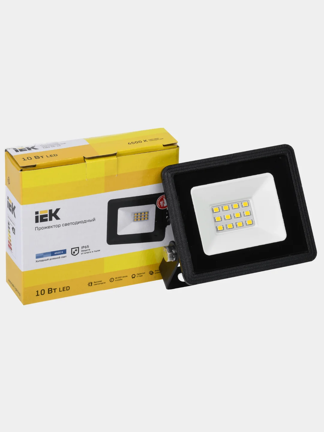 Светодиодный прожектор IEK 10/20/30/50 Вт, 6500 К