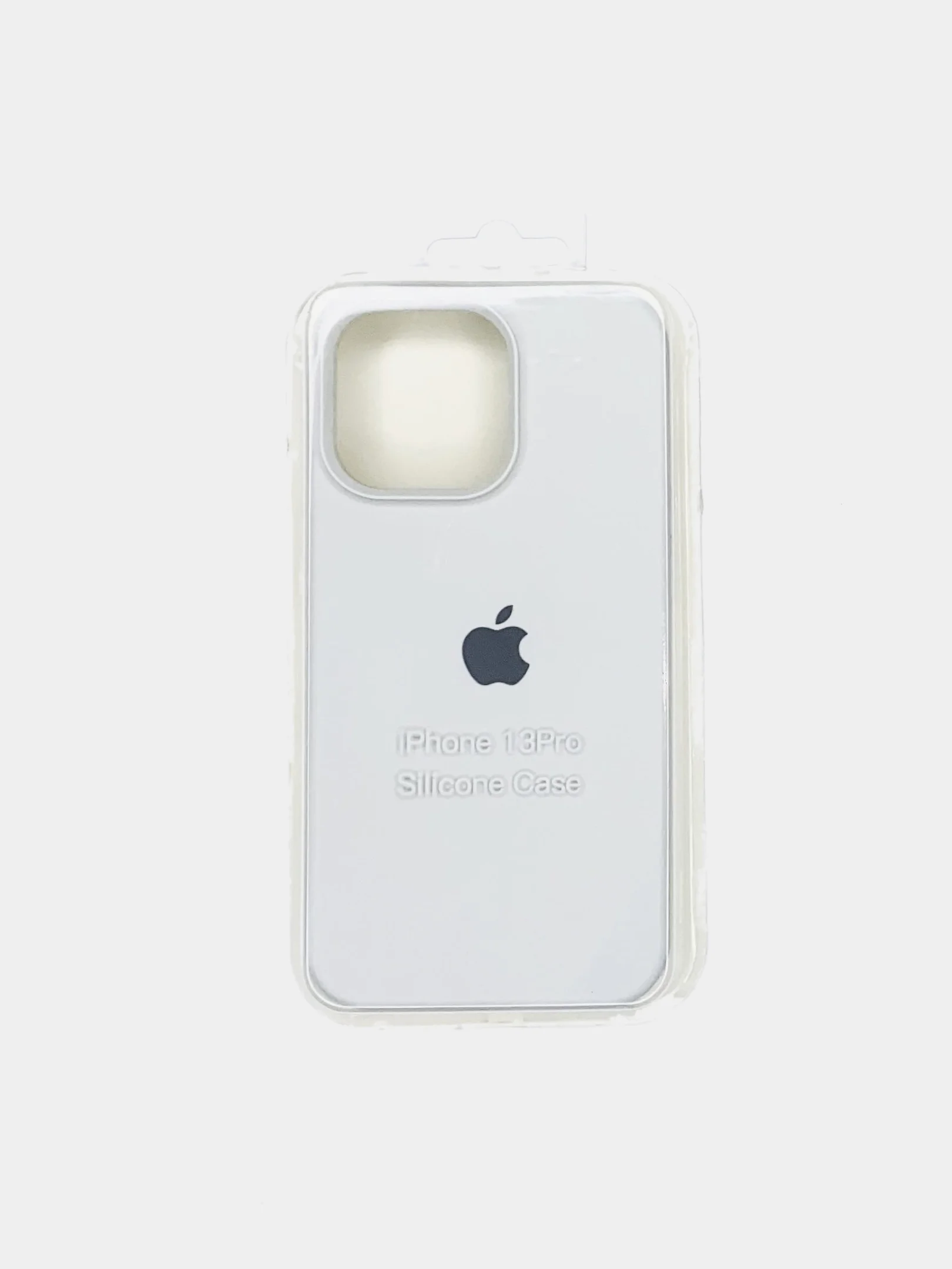 Белый чехол силиконовы на iPhone 13 Pro