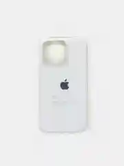 Белый чехол силиконовы на iPhone 13 Pro