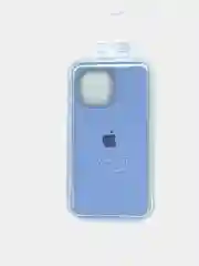 Голубой чехол силиконовы на iPhone 13 Pro