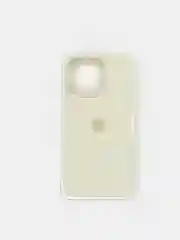 Бежевый чехол силиконовы на iPhone 13 Pro