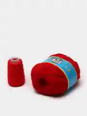 Красный пряжа пух норки/пряжа