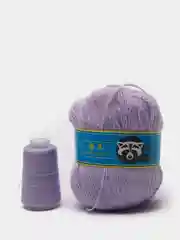 Лавандовый пряжа пух норки/пряжа