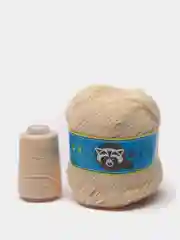Кремовый пряжа пух норки/пряжа