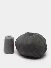 Серый пряжа пух норки/пряжа
