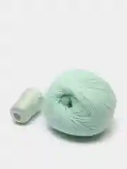 Мятный пряжа пух норки/пряжа