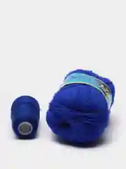 Синий пряжа пух норки/пряжа