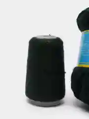 Тёмно-зелёный пряжа пух норки/пряжа