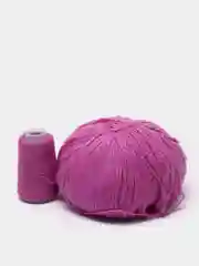 Фуксия пряжа пух норки/пряжа