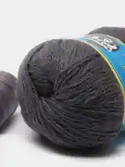 Угольный пряжа пух норки/пряжа