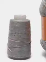 Серебряный пряжа шерстяная