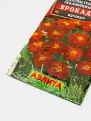 Семена Бархатцы "Брокада" красные