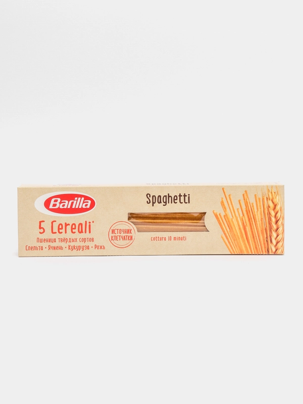 Макаронные изделия Barilla Spaghetti "5 Злаков", 450г
