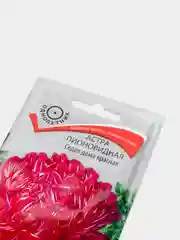 Семена Астра пионовидная "Седая дама красная"