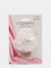 Подхват для штор "Нежный цветок", d 6 см, цвет белый