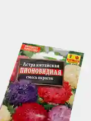 Семена Астра "Пионовидная" набор 2 уп