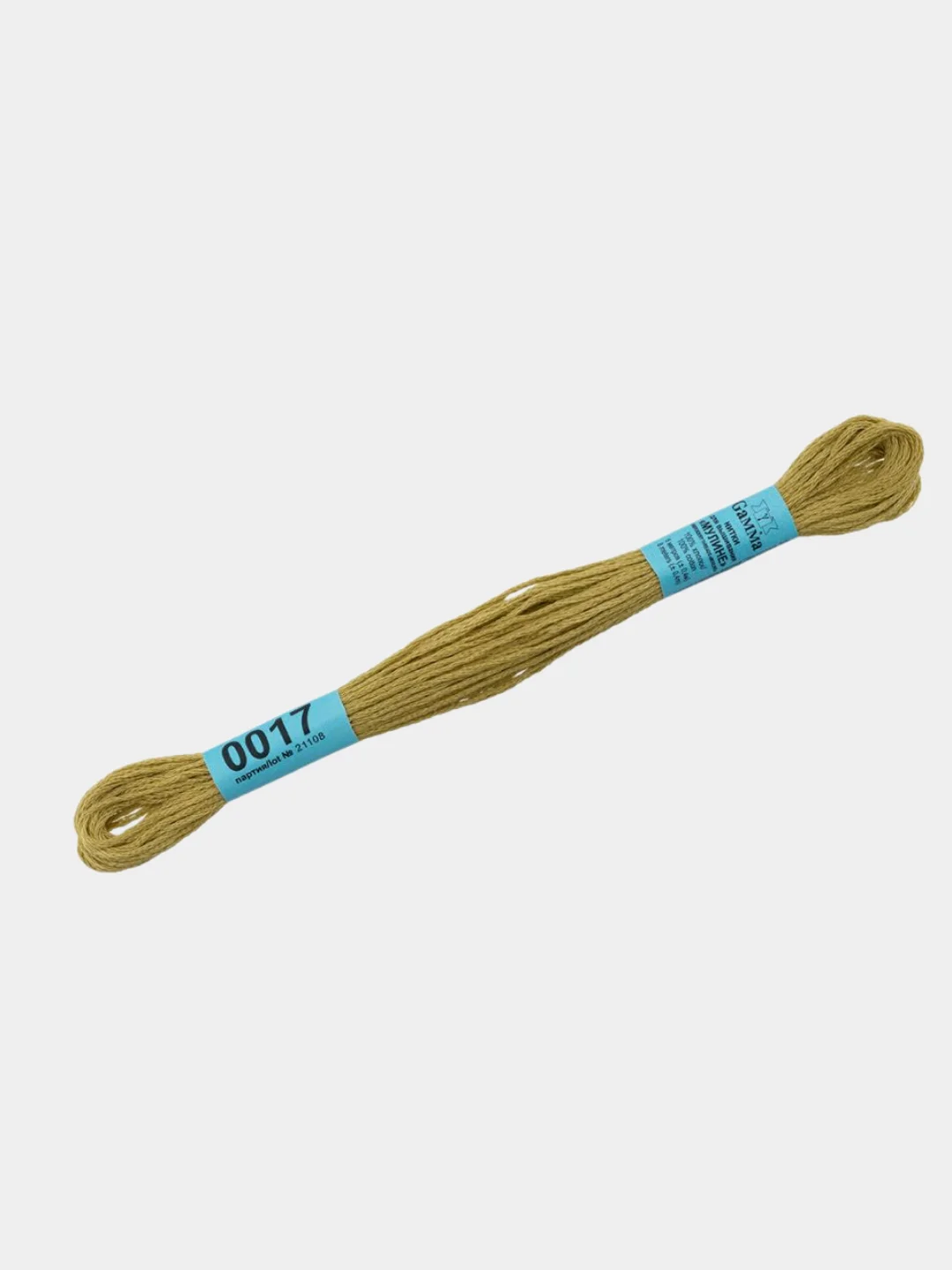 Алый мулине Gamma, нитки для вышивания, 100% хлопок, номера цветов 0001-0078