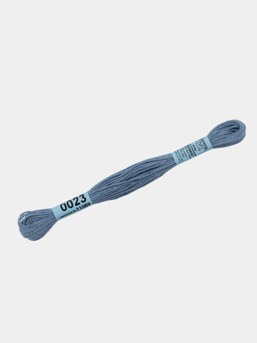 Белый мулине Gamma, нитки для вышивания, 100% хлопок, номера цветов 0001-0078